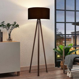 Opviq AYD-2933 Lámpara de Pie de Madera Marrón